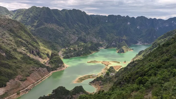 浩坤湖爬山徒步景色 (15)-弄外屯