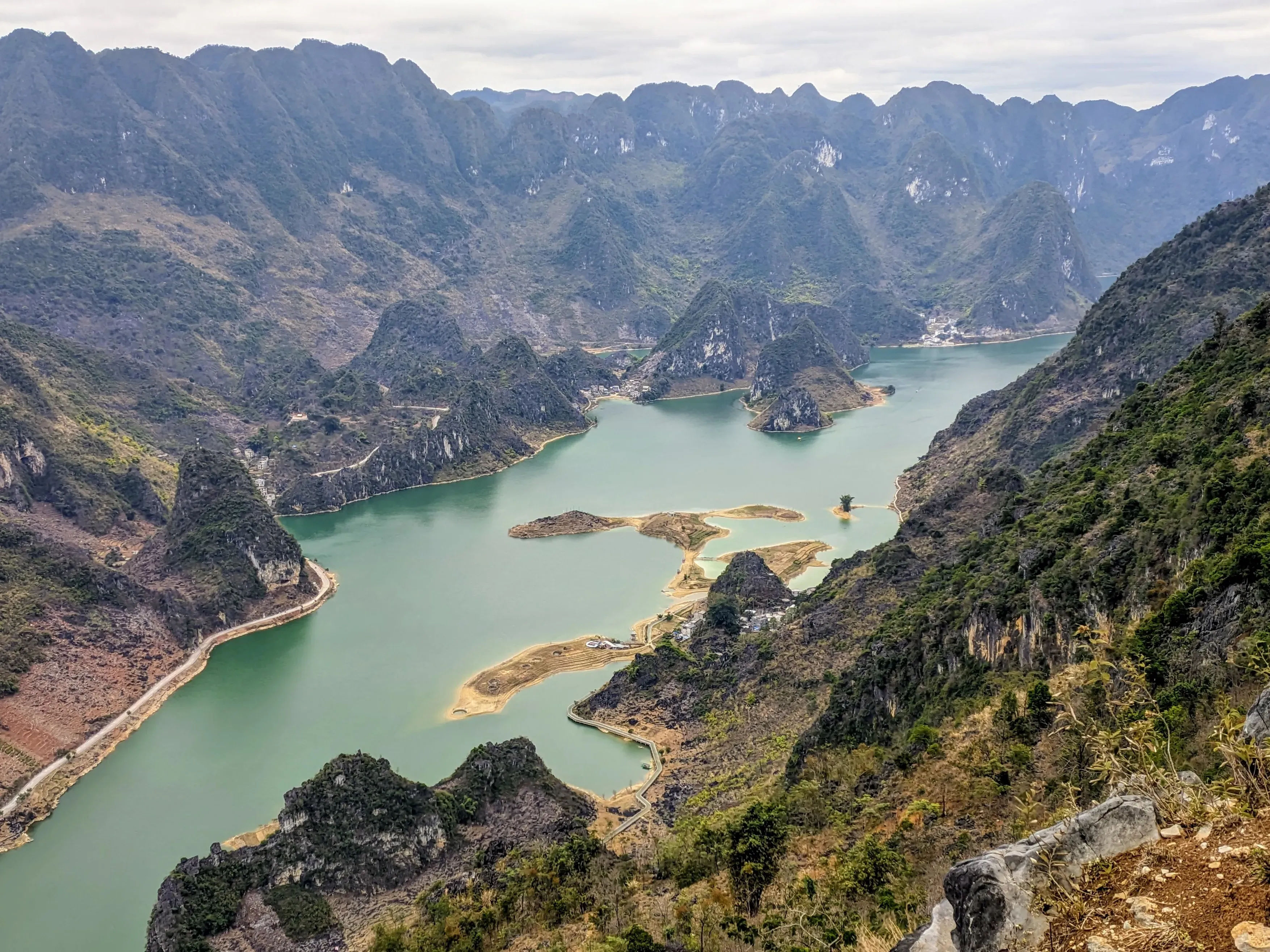浩坤湖爬山徒步景色 (27)-弄外屯