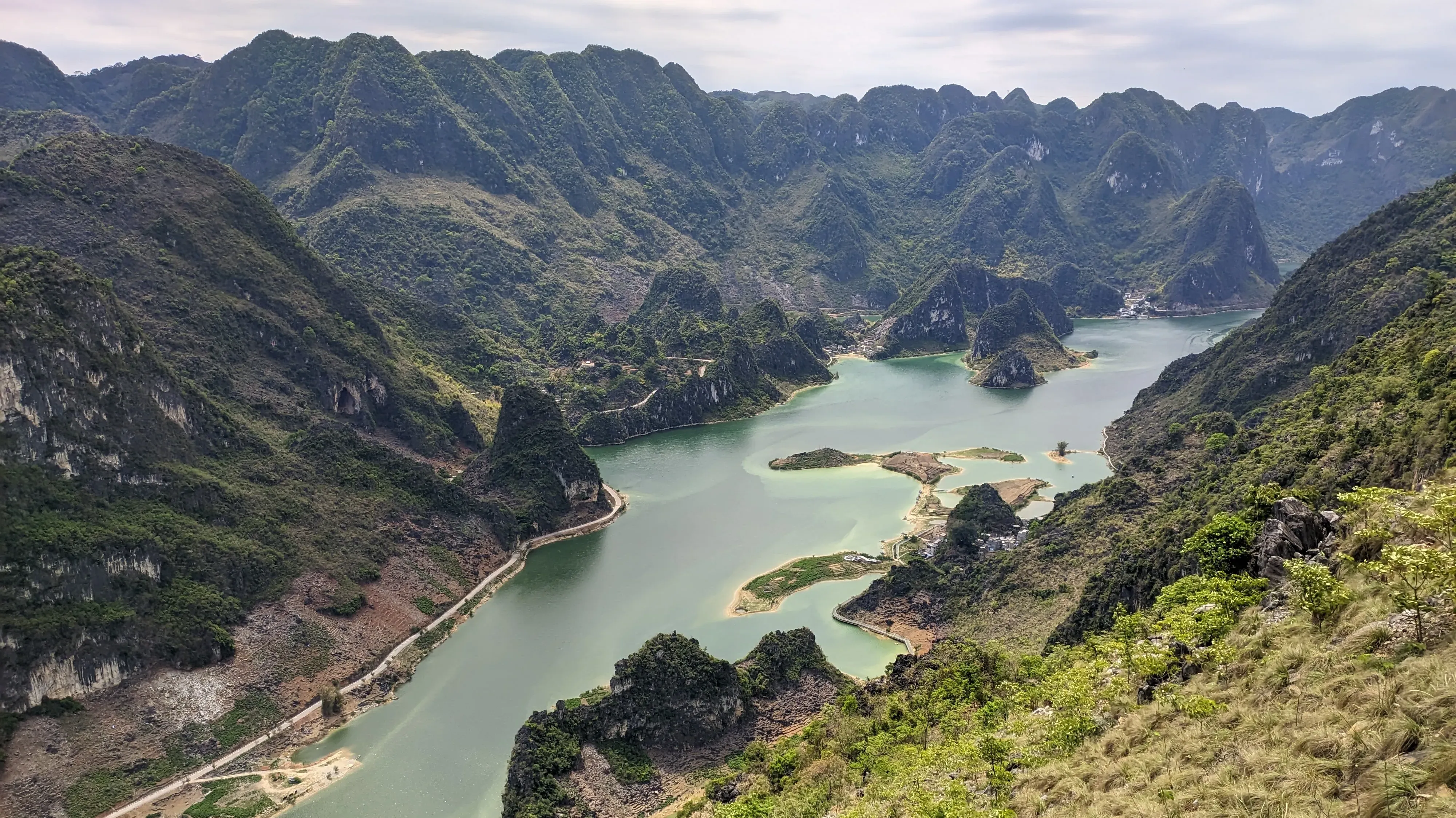 浩坤湖爬山徒步景色 (17)-弄外屯