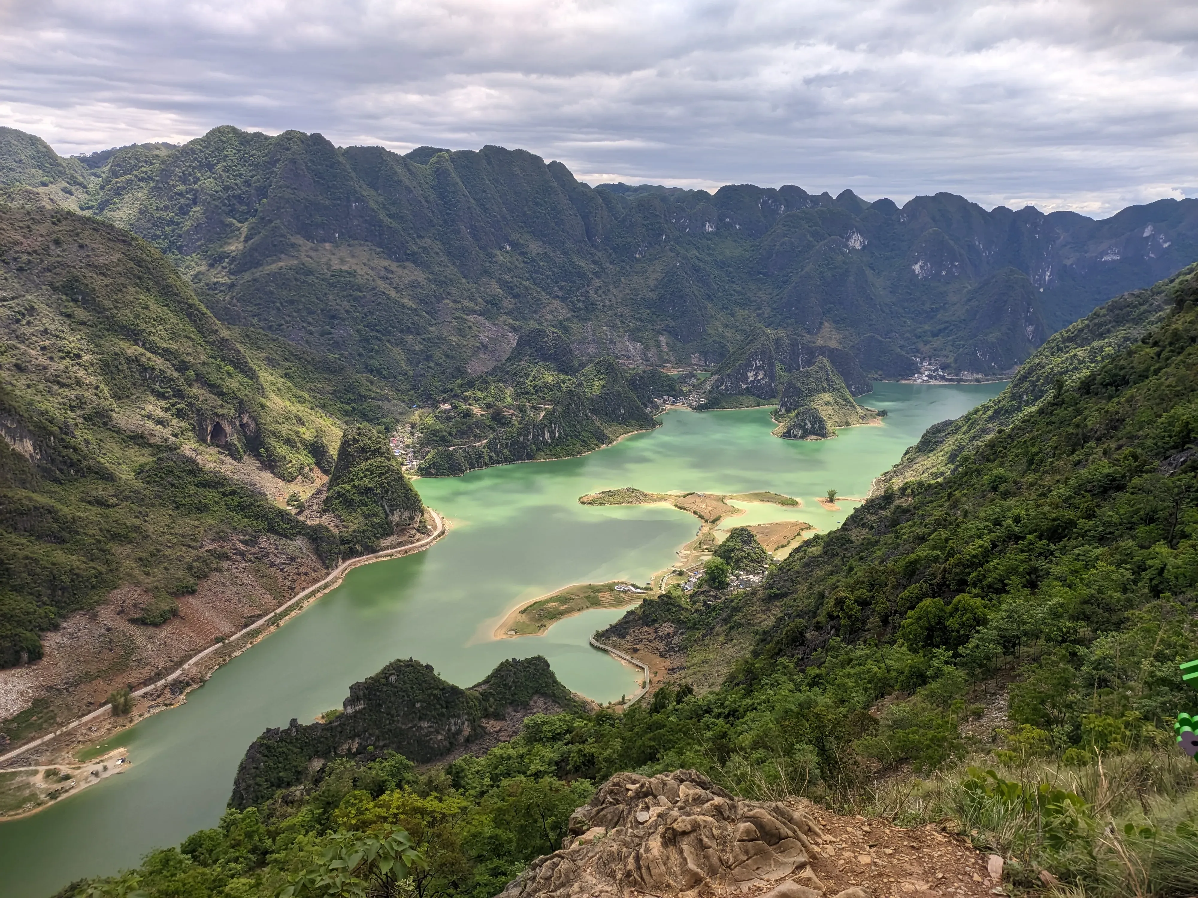 浩坤湖爬山徒步景色 (9)-弄外屯