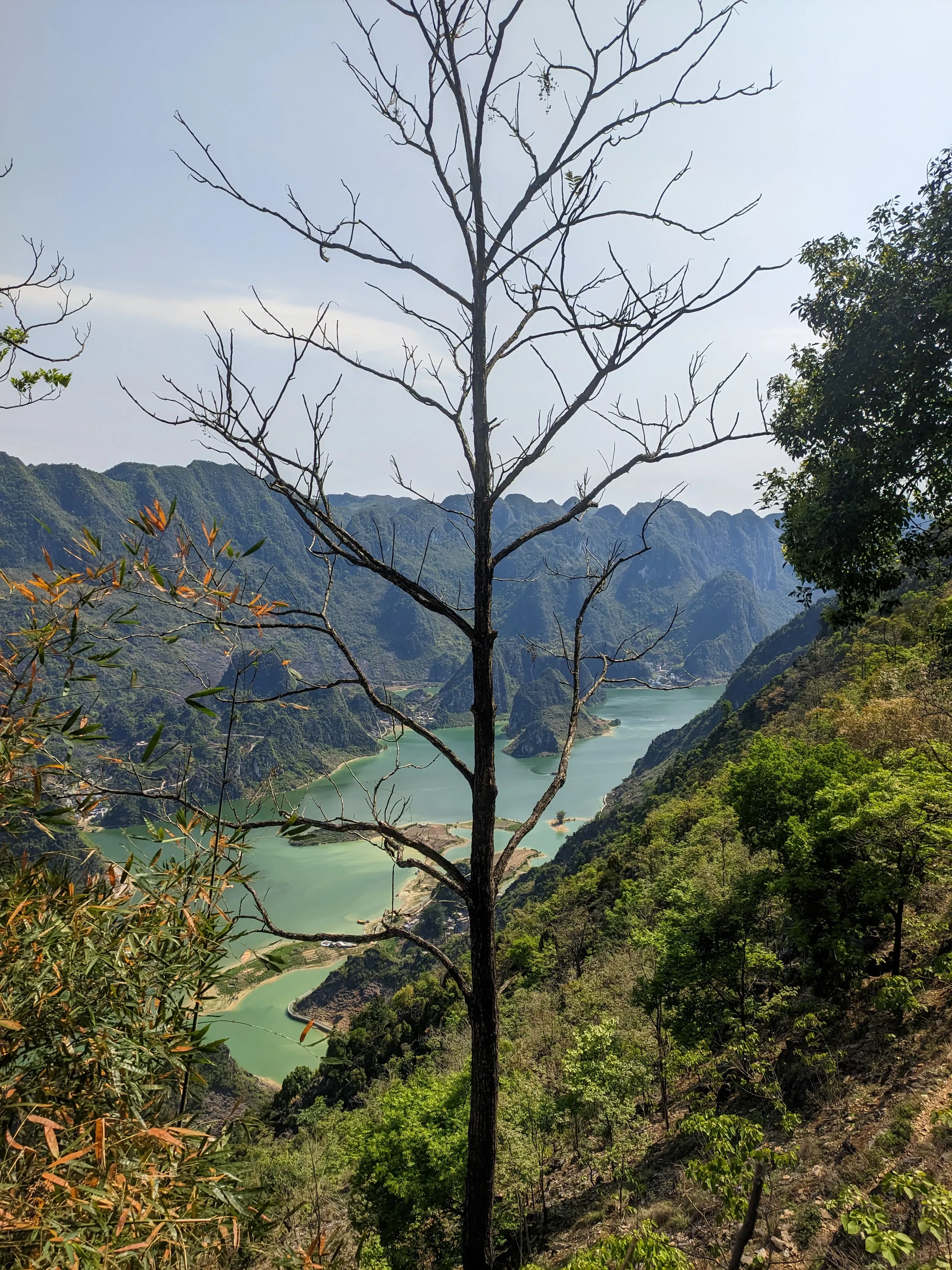 浩坤湖爬山徒步景色 (42)-弄外屯