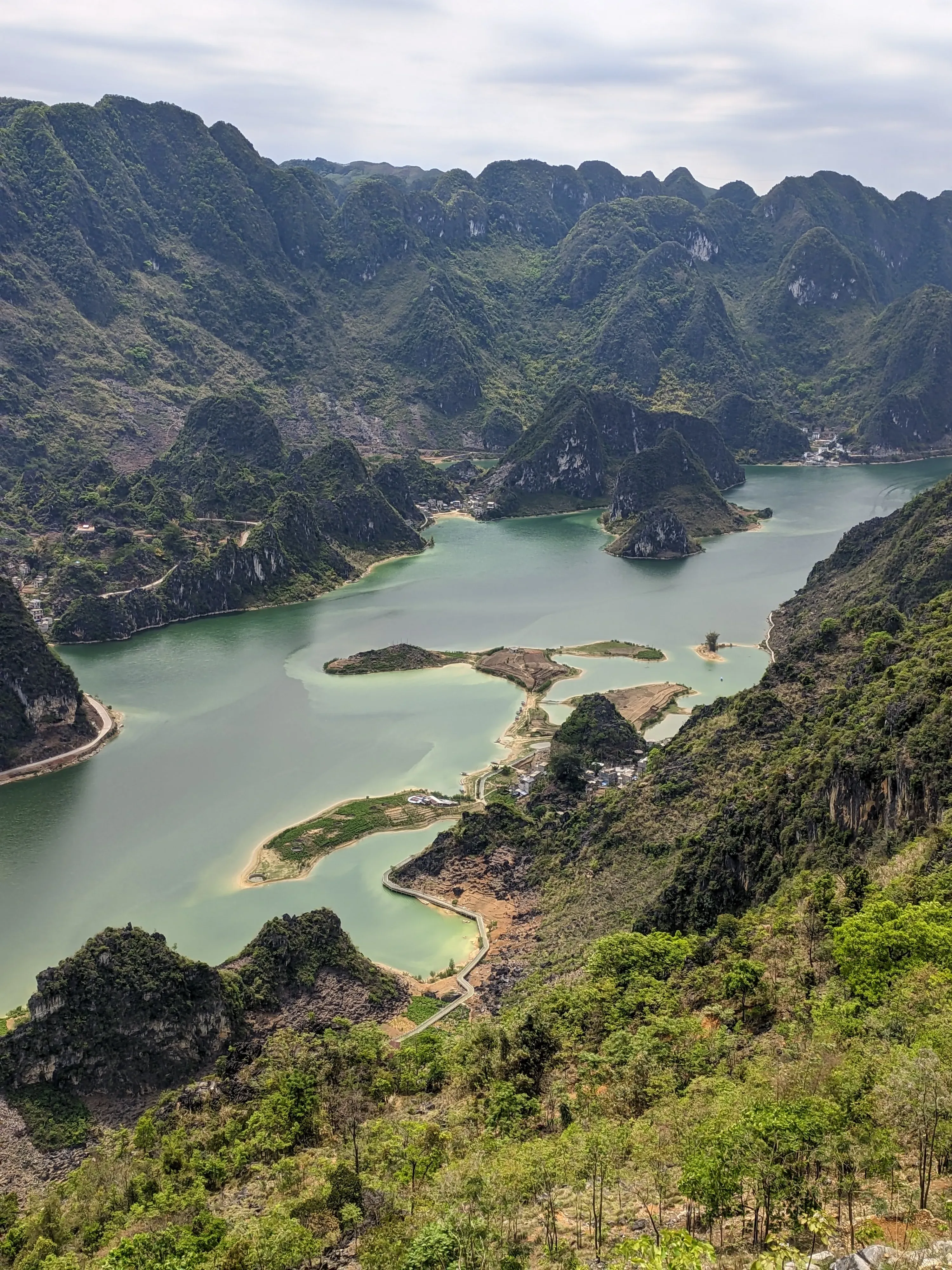 浩坤湖爬山徒步景色 (40)-弄外屯