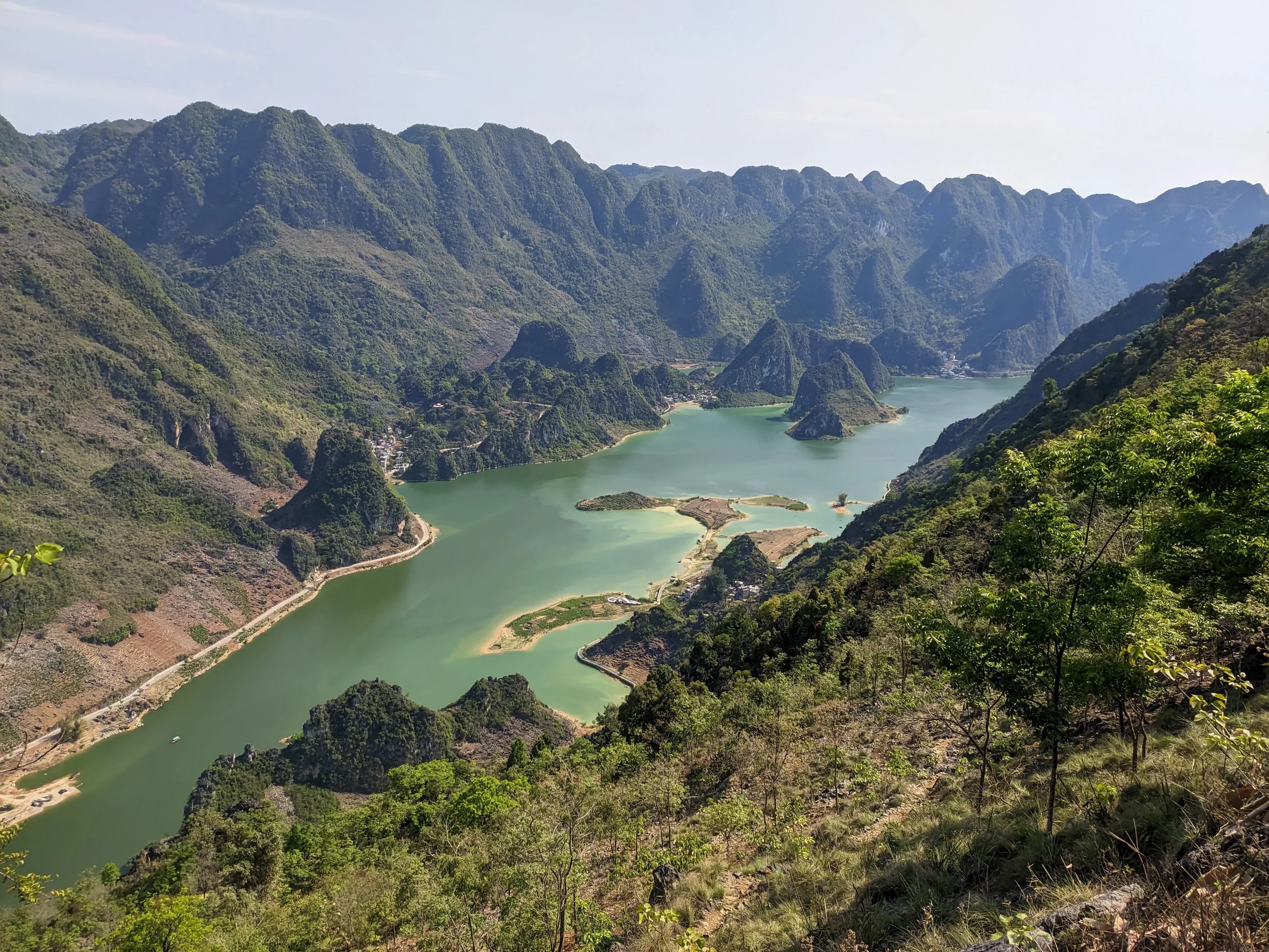 浩坤湖爬山徒步景色 (10)-弄外屯