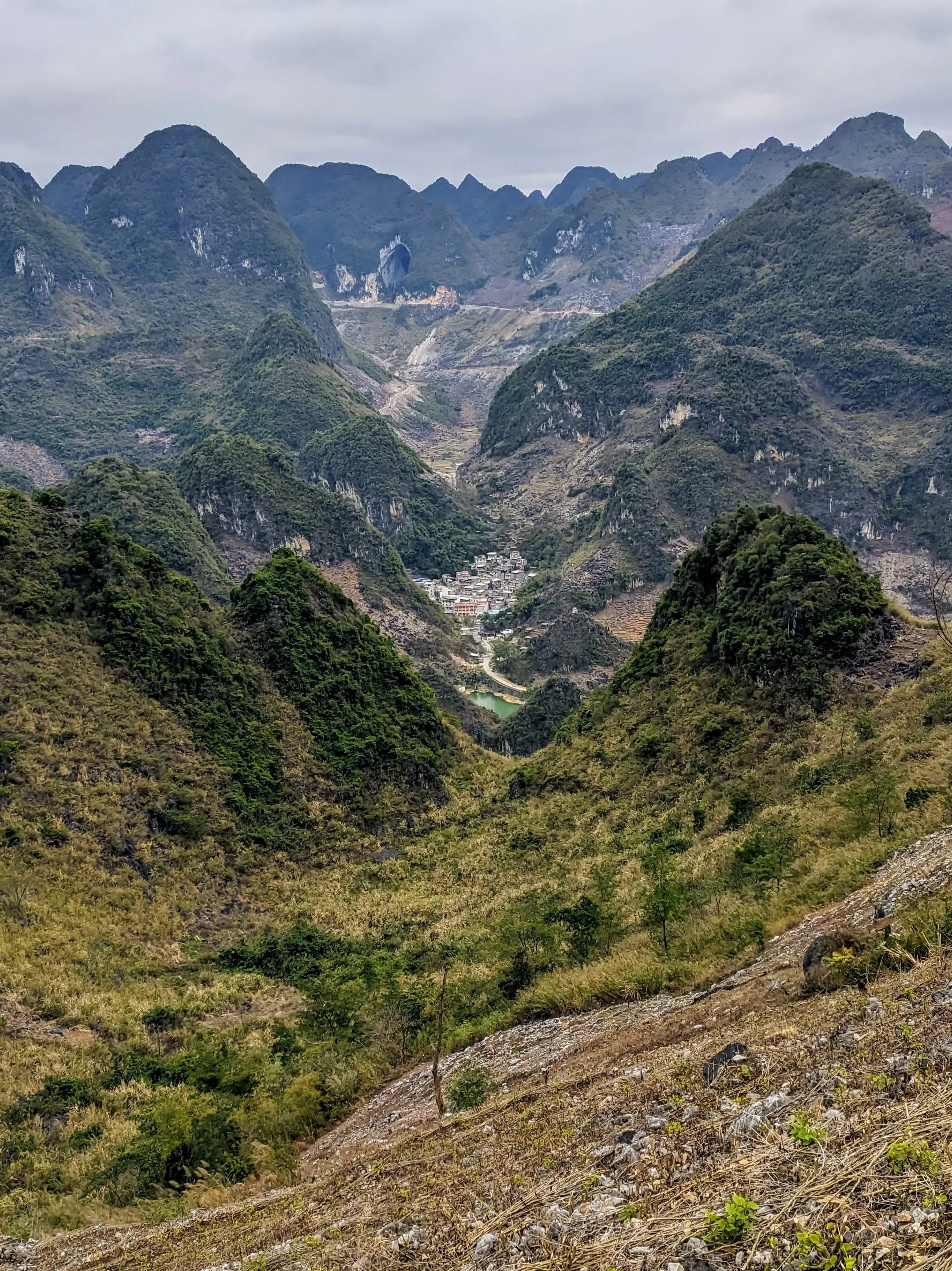 浩坤湖爬山徒步景色 (29)-弄外屯