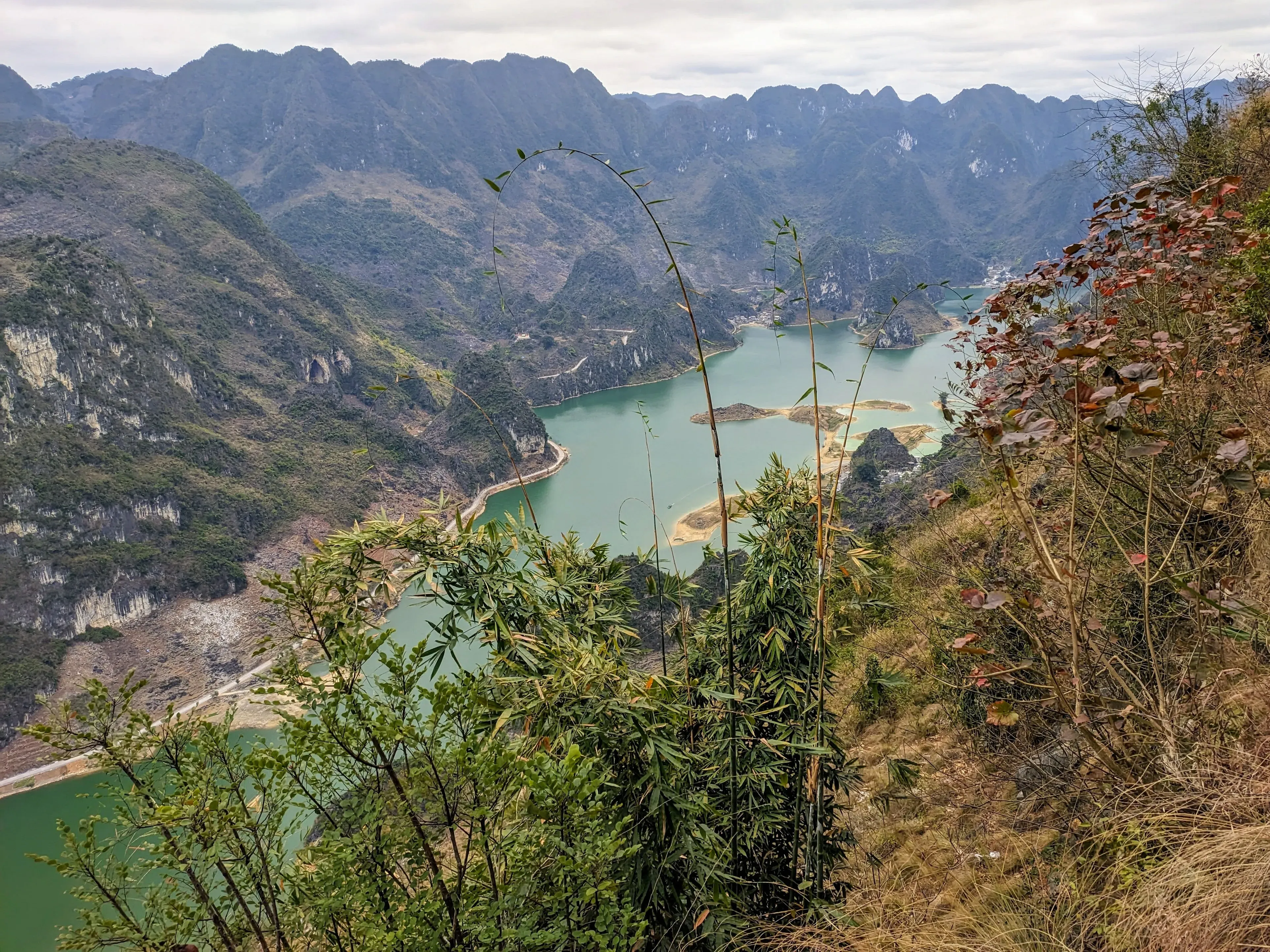 浩坤湖爬山徒步景色 (26)-弄外屯