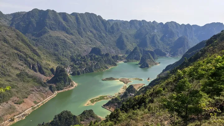 浩坤湖爬山徒步景色 (15)-弄外屯