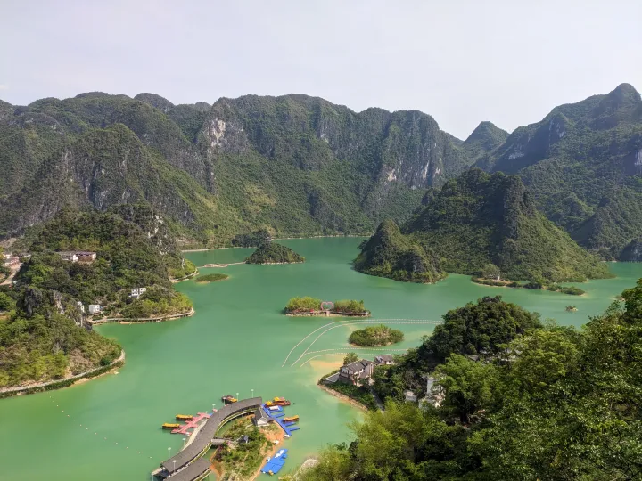浩坤湖爬山徒步景色 (2)-天门山