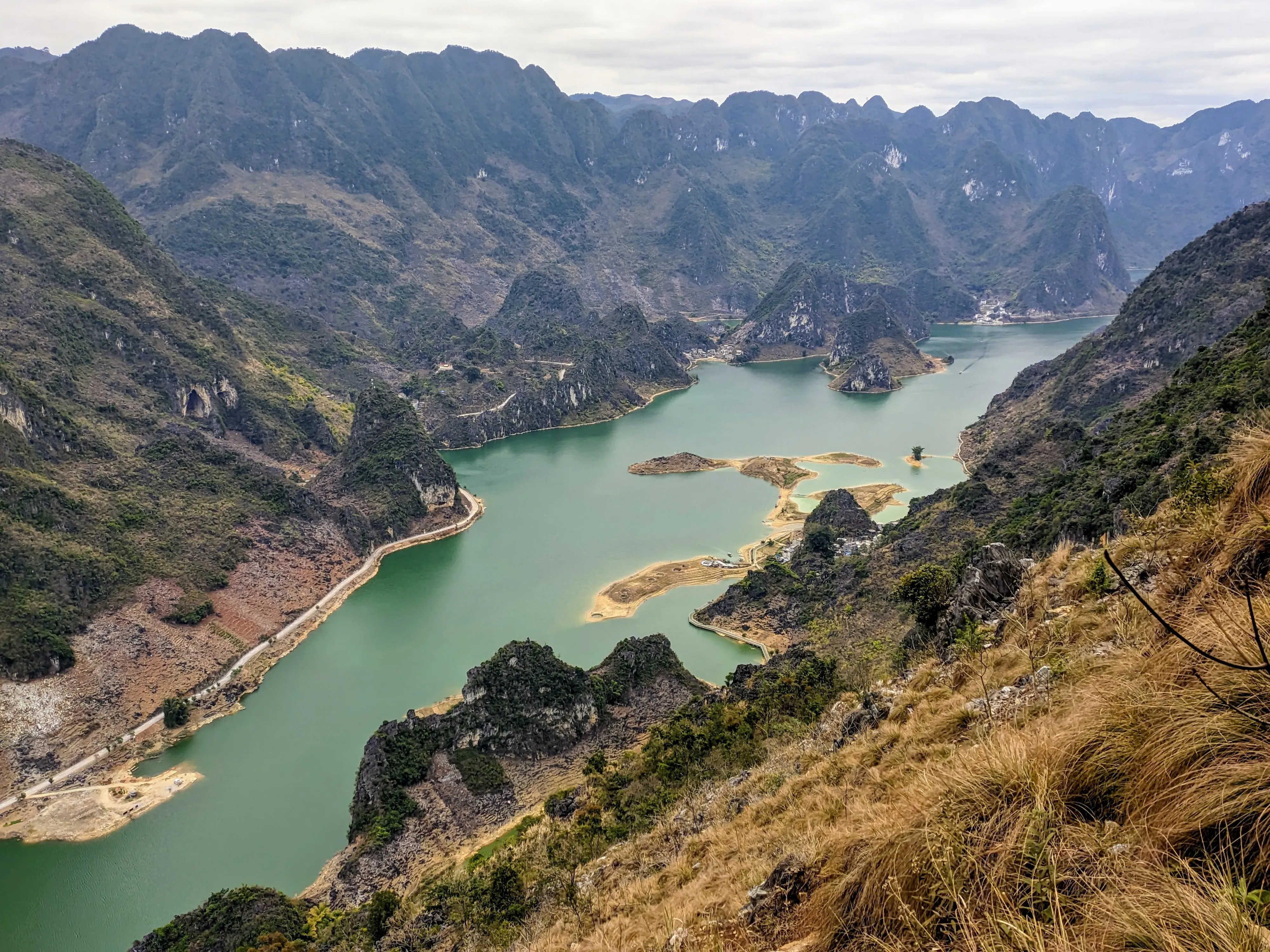 浩坤湖爬山徒步景色 (7)-弄外屯